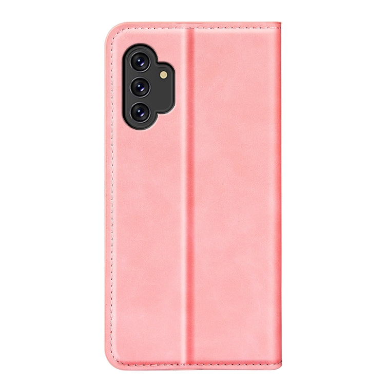 For Samsung Galaxy A13 4G Retro-skin Magnetic Leather Case with Holder & Card Slots & Wallet