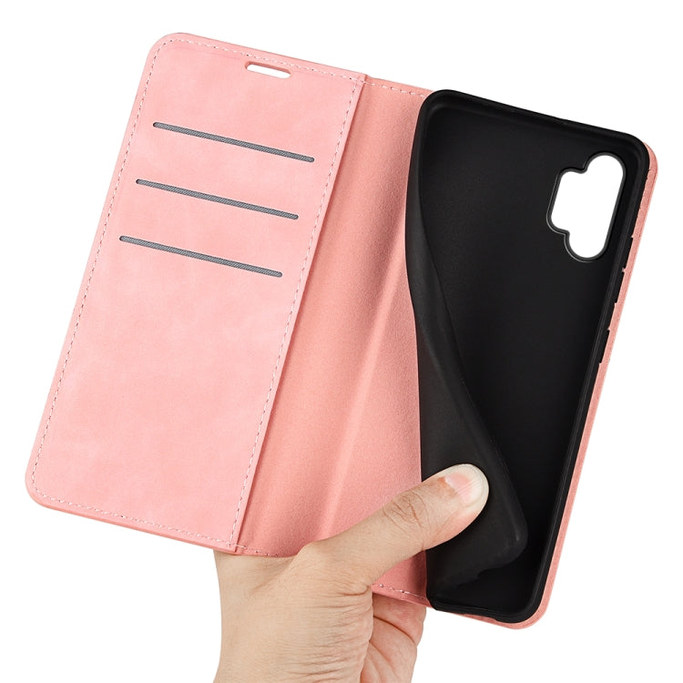 For Samsung Galaxy A13 4G Retro-skin Magnetic Leather Case with Holder & Card Slots & Wallet