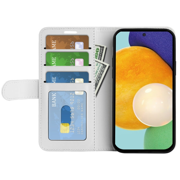 For Samsung Galaxy A13 4G R64 Texture Horizontal Flip Leather Case with Holder & Card Slots & Wallet & Photo Frame
