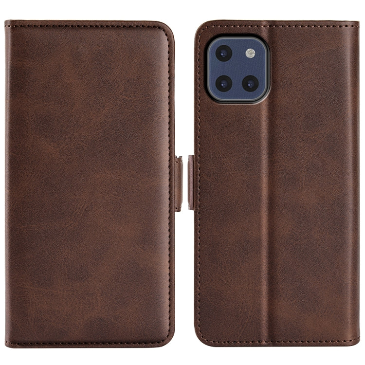 For Samsung Galaxy A03 164mm Dual-side Magnetic Buckle Horizontal Flip Leather Case with Holder & Card Slots & Wallet