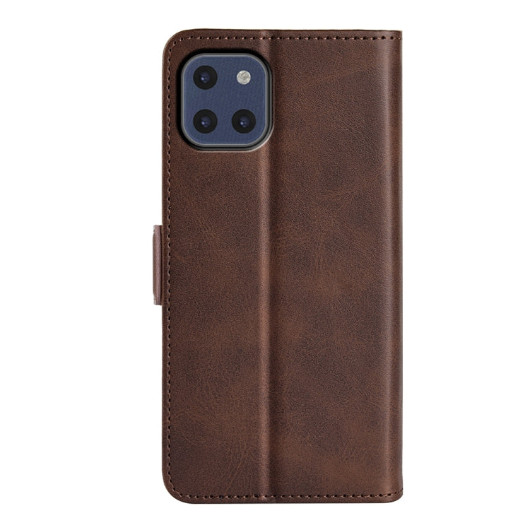 For Samsung Galaxy A03 164mm Dual-side Magnetic Buckle Horizontal Flip Leather Case with Holder & Card Slots & Wallet