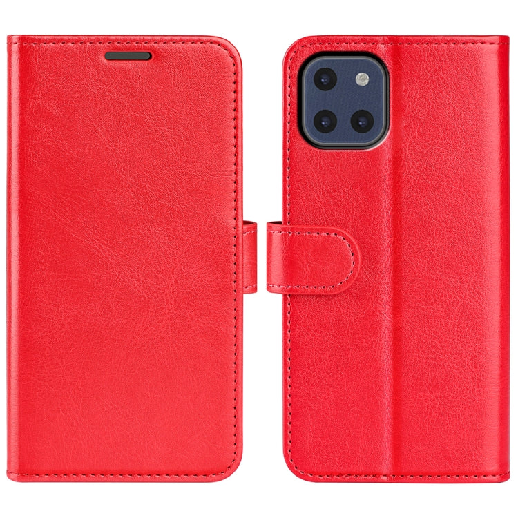 For Samsung Galaxy A03 164mm R64 Texture Horizontal Flip Leather Case with Holder & Card Slots & Wallet & Photo Frame
