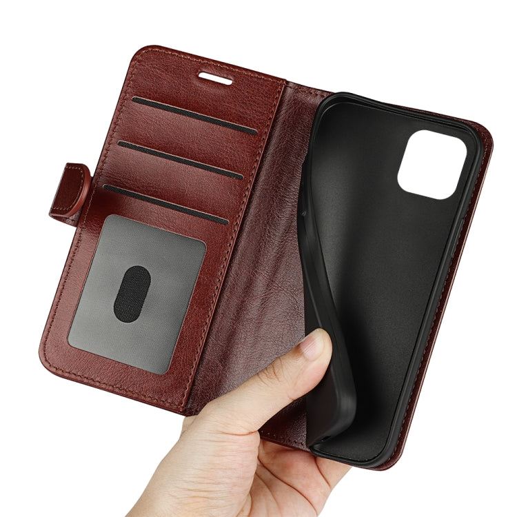 For Samsung Galaxy A03 164mm R64 Texture Horizontal Flip Leather Case with Holder & Card Slots & Wallet & Photo Frame