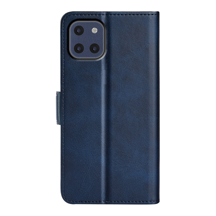 For Samsung Galaxy A03 166mm Dual-side Magnetic Buckle Horizontal Flip Leather Case with Holder & Card Slots & Wallet