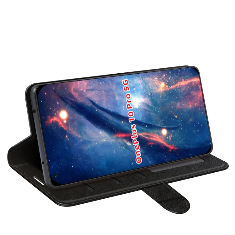 For  OnePlus 10 Pro 5G R64 Texture Single Horizontal Flip Phone Protective Case with Holder & Card Slots & Wallet& Photo Frame