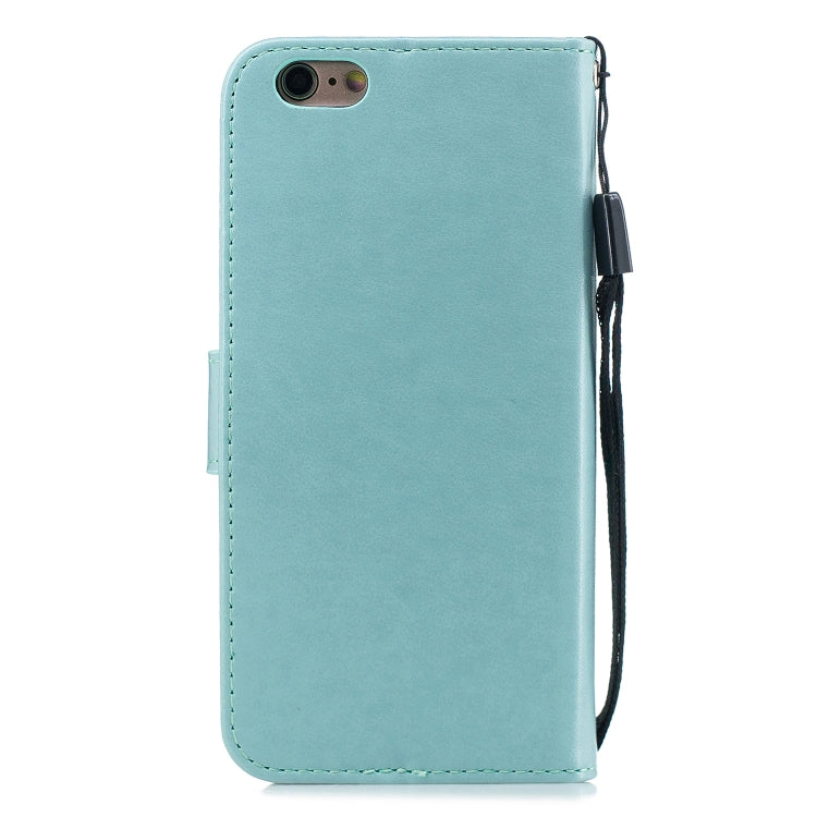 For iPhone 6 & 6s Diamond Encrusted Butterflies Love Flowers Pattern Horizontal Flip Leather Case with Holder & Card Slots & Wallet & Lanyard