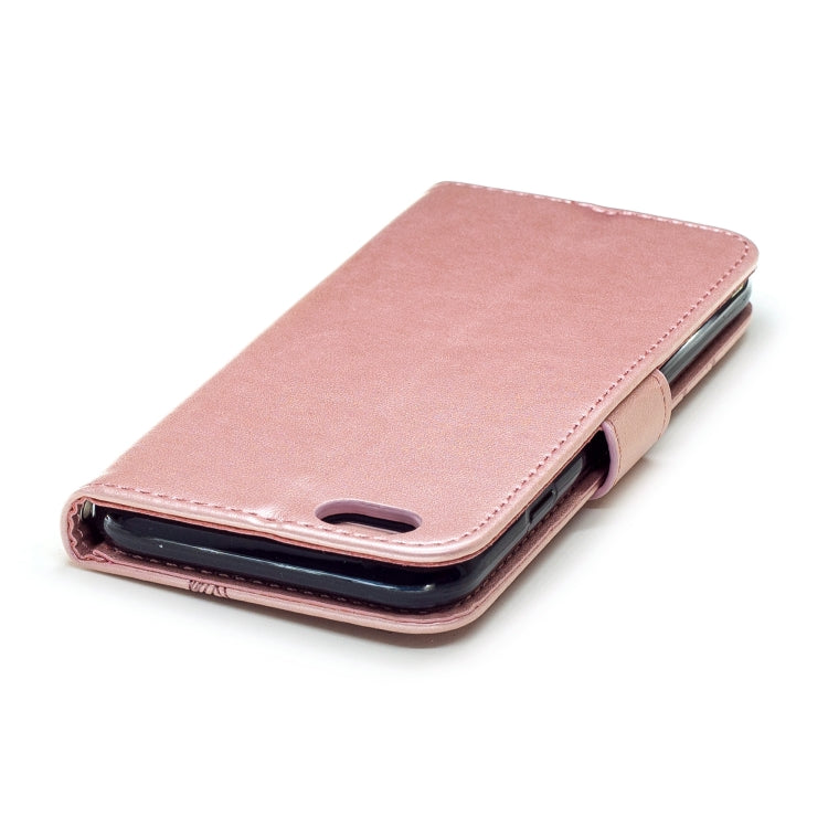 For iPhone 6 & 6s Diamond Encrusted Butterflies Love Flowers Pattern Horizontal Flip Leather Case with Holder & Card Slots & Wallet & Lanyard