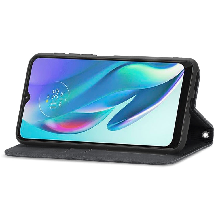 For Motorola Moto G50 5G Retro Skin Feel Magnetic Horizontal Flip Leather Case