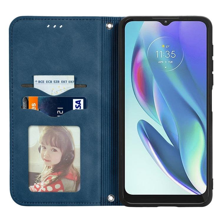 For Motorola Moto G50 5G Retro Skin Feel Magnetic Horizontal Flip Leather Case