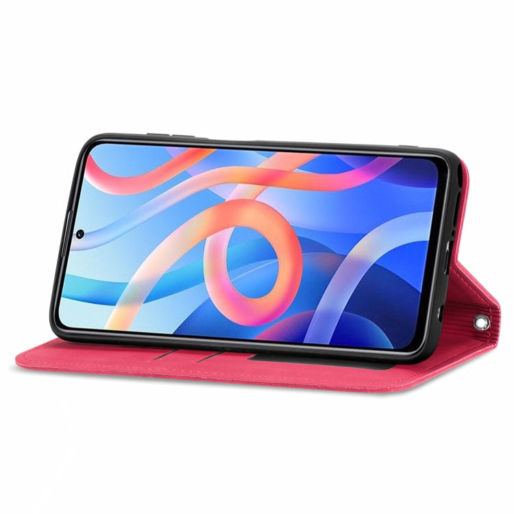 For Xiaomi Redmi Note 11 Retro Skin Feel Magnetic Horizontal Flip Leather Case