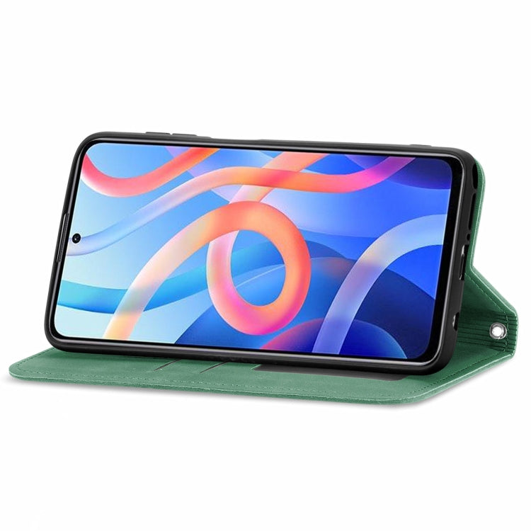 For Xiaomi Redmi Note 11 Retro Skin Feel Magnetic Horizontal Flip Leather Case
