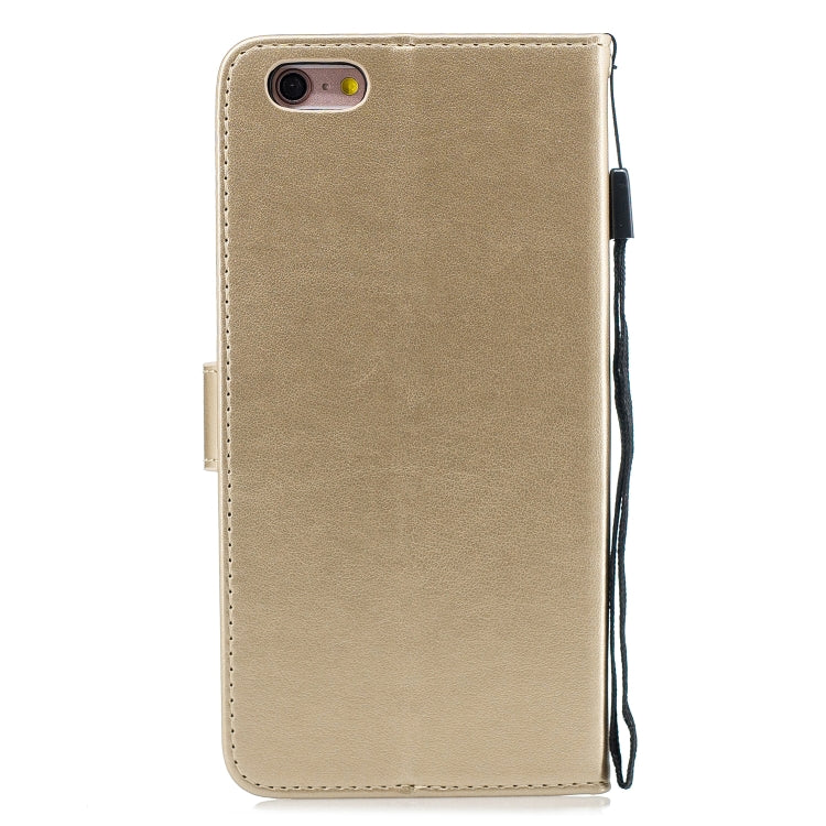 Diamond Encrusted Butterflies Love Flowers Pattern Horizontal Flip Leather Case with for iPhone 6s Plus , Holder & Card Slots & Wallet & Lanyard