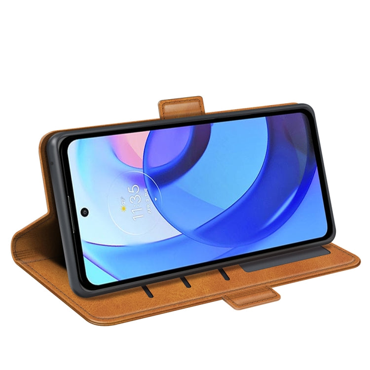 For Motorola Moto E30 / E40 Dual-side Magnetic Buckle Leather Phone Case