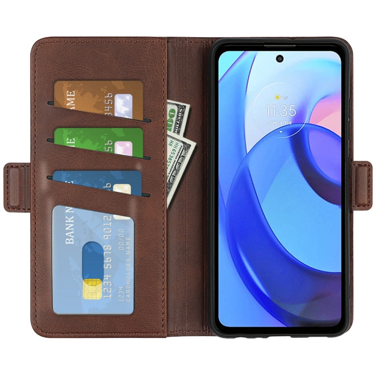 For Motorola Moto E30 / E40 Dual-side Magnetic Buckle Leather Phone Case