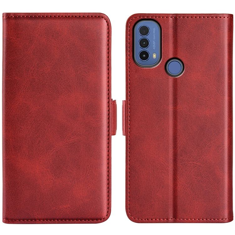 For Motorola Moto E30 / E40 Dual-side Magnetic Buckle Leather Phone Case