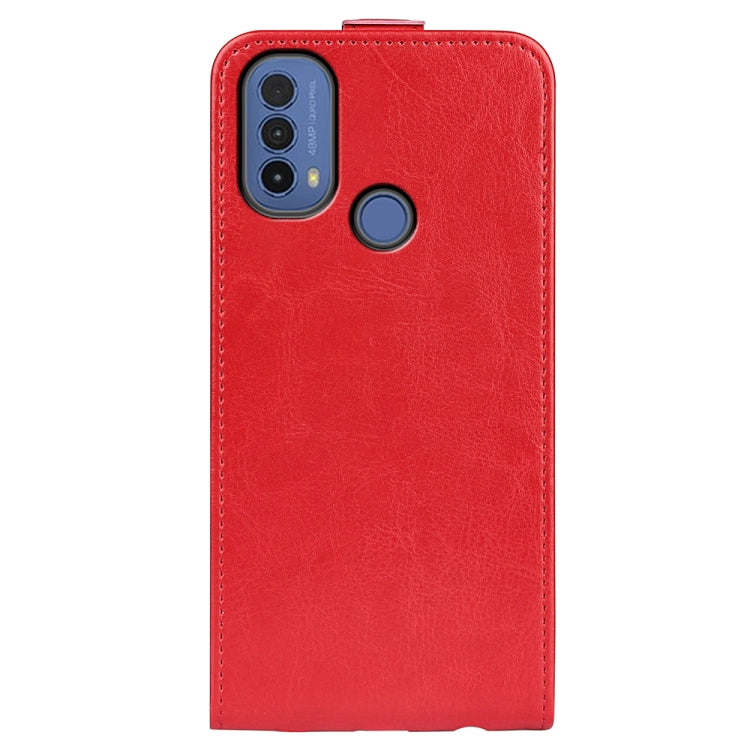 For Motorola Moto E30 / E40 R64 Texture Single Vertical Flip Leather Phone Case