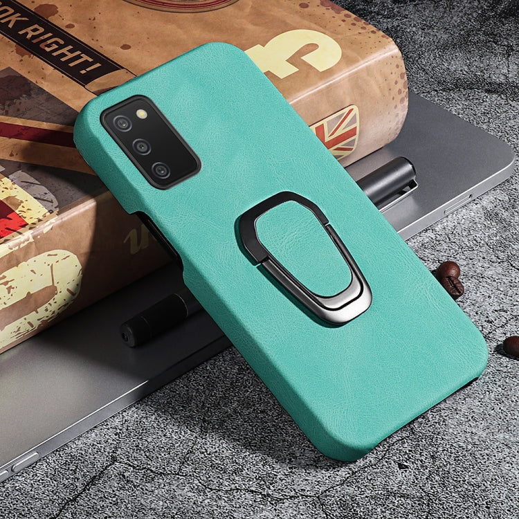 Ring Holder PU Phone Case for Samsung Galaxy A03s 166mm