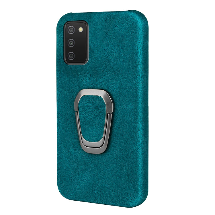 Ring Holder PU Phone Case for Samsung Galaxy A03s 166mm