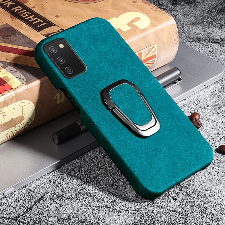 Ring Holder PU Phone Case for Samsung Galaxy A03s 166mm