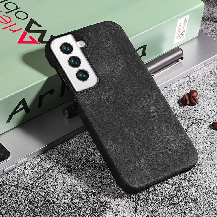 Ring Holder PU Phone Case For Samsung Galaxy S22 5G