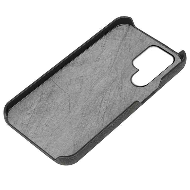 Ring Holder PU Phone Case For Samsung Galaxy S22 Ultra 5G