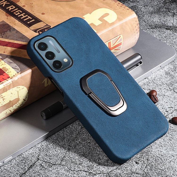 For OnePlus Nord N200 5G Ring Holder PU Phone Case