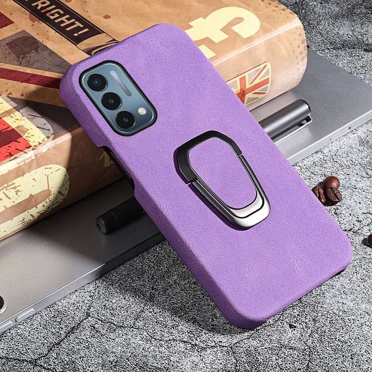 For OnePlus Nord N200 5G Ring Holder PU Phone Case