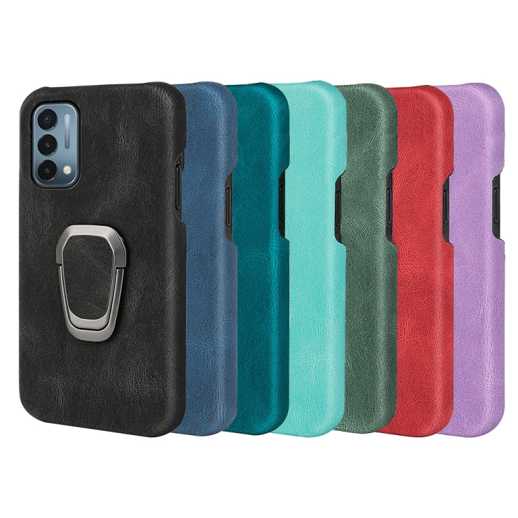 For OnePlus Nord N200 5G Ring Holder PU Phone Case