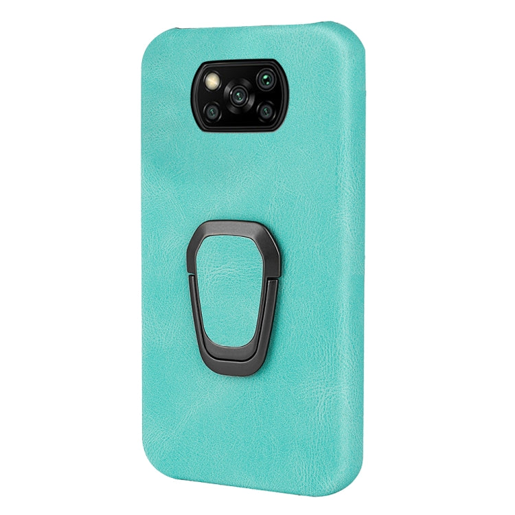 Ring Holder PU Phone Case For Xiaomi Poco X3 / X3 NFC / Poco X3 Pro