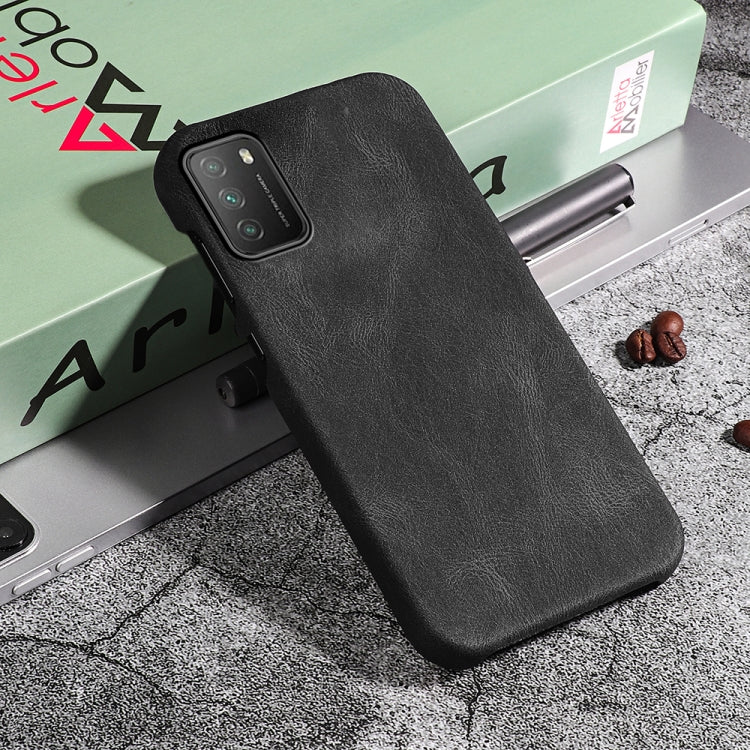 Ring Holder PU Phone Case For Xiaomi Poco M3