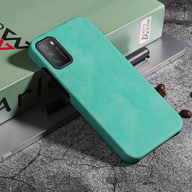 Ring Holder PU Phone Case For Xiaomi Poco M3