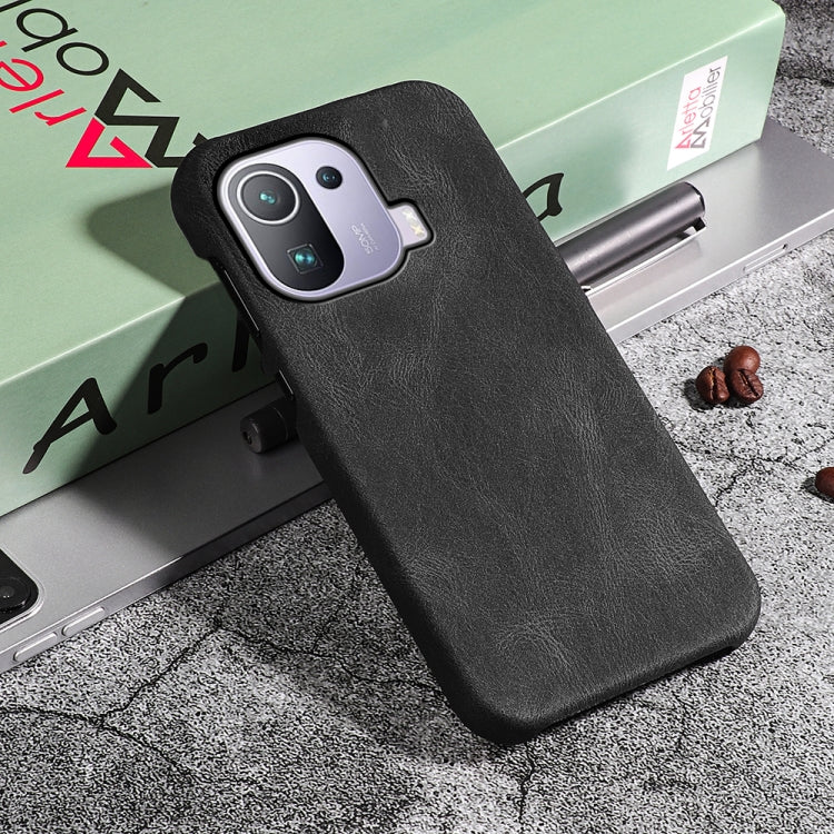 Ring Holder PU Phone Case For Xiaomi Mi 11 Pro 4G / 5G