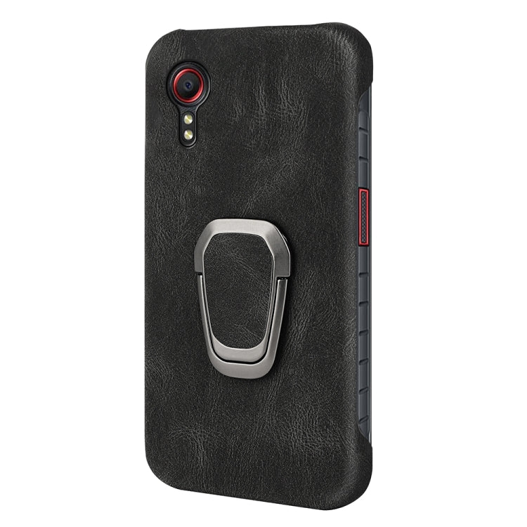 Ring Holder PU Phone Case For Samsung Galaxy Xcover 5 / Xcover 5S