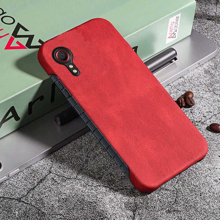 Ring Holder PU Phone Case For Samsung Galaxy Xcover 5 / Xcover 5S