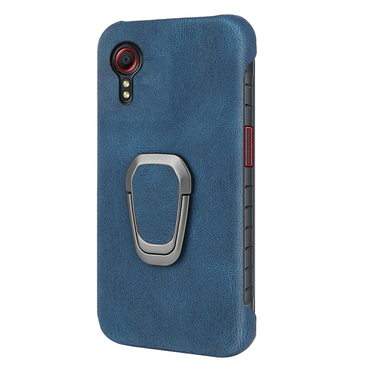 Ring Holder PU Phone Case For Samsung Galaxy Xcover 5 / Xcover 5S