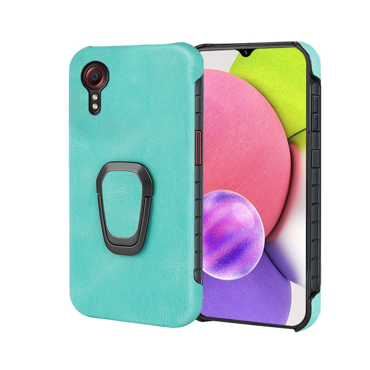 Ring Holder PU Phone Case For Samsung Galaxy Xcover 5 / Xcover 5S