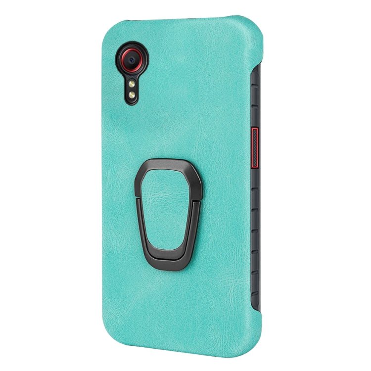Ring Holder PU Phone Case For Samsung Galaxy Xcover 5 / Xcover 5S
