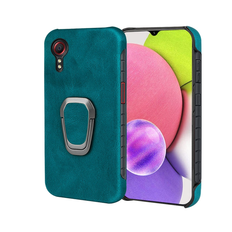 Ring Holder PU Phone Case For Samsung Galaxy Xcover 5 / Xcover 5S