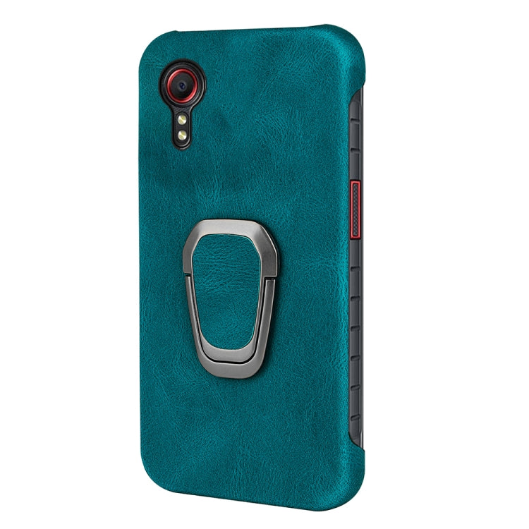 Ring Holder PU Phone Case For Samsung Galaxy Xcover 5 / Xcover 5S
