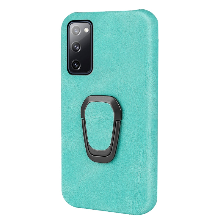 Ring Holder PU Phone Case For Samsung Galaxy S20 FE 5G / 4G / S20 Fan Edition / S20 Lite