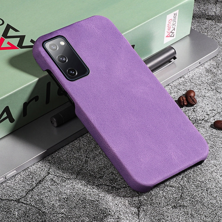Ring Holder PU Phone Case For Samsung Galaxy S20 FE 5G / 4G / S20 Fan Edition / S20 Lite