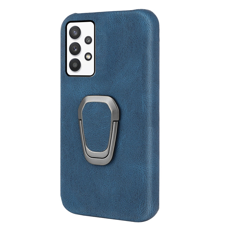Ring Holder PU Phone Case For Samsung Galaxy A32 4G / A32 Lite