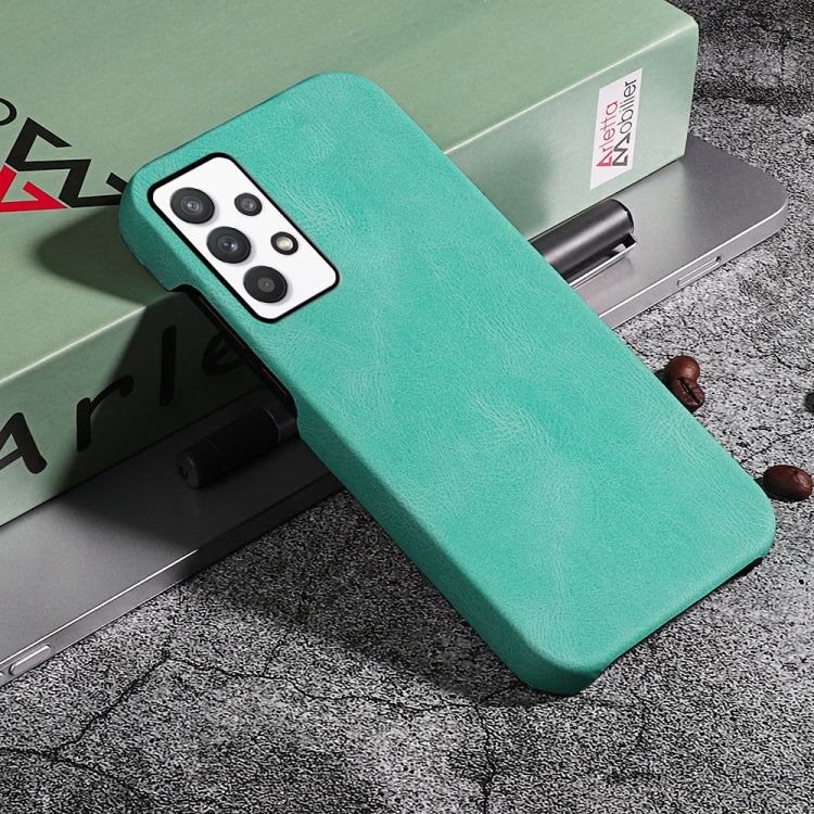 Ring Holder PU Phone Case For Samsung Galaxy A32 4G / A32 Lite