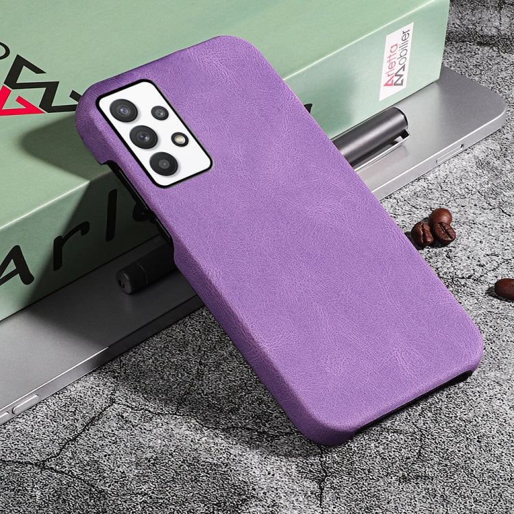 Ring Holder PU Phone Case For Samsung Galaxy A32 4G / A32 Lite