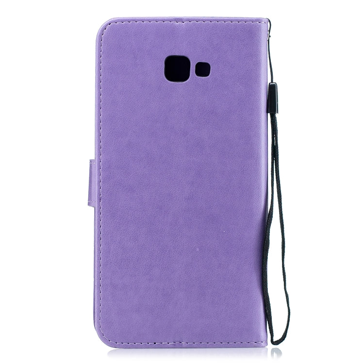 Diamond Encrusted Butterflies Love Flowers Pattern Horizontal Flip Leather Case for Galaxy J4 Plus , with Holder & Card Slots & Wallet & Lanyard