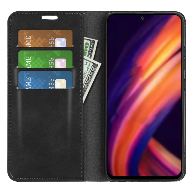 For Motorola Edge X30 Retro-skin Magnetic Suction Leather Phone Case