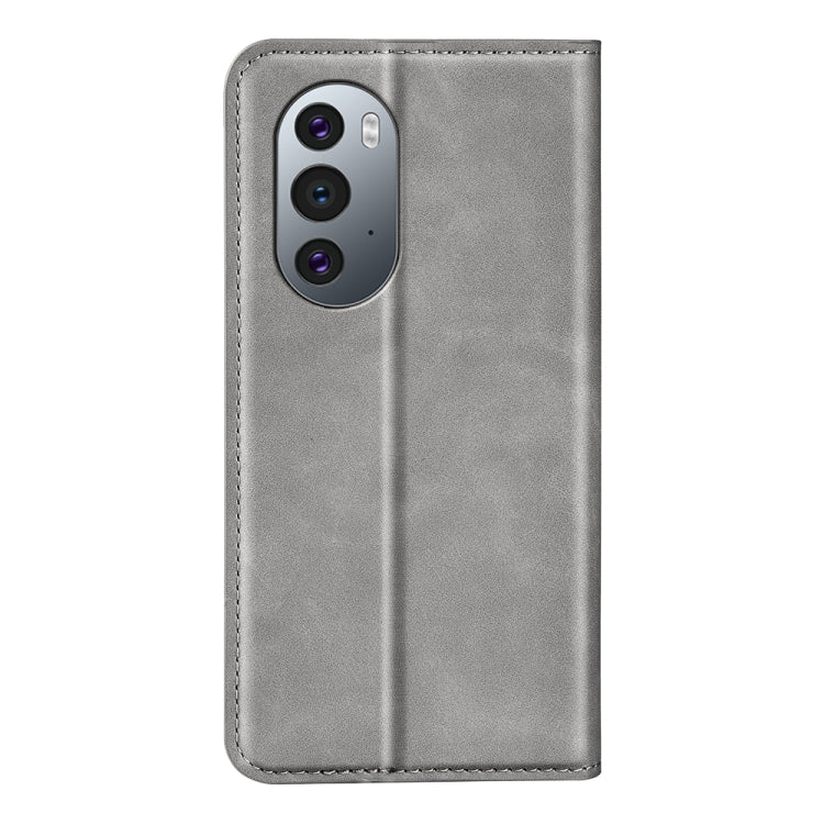 For Motorola Edge X30 Retro-skin Magnetic Suction Leather Phone Case