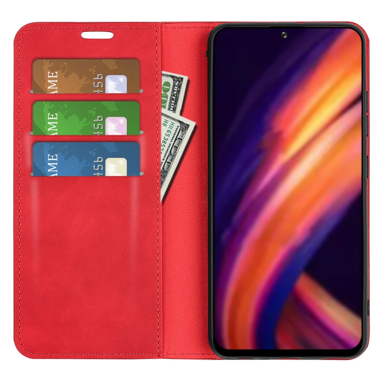 For Motorola Edge X30 Retro-skin Magnetic Suction Leather Phone Case