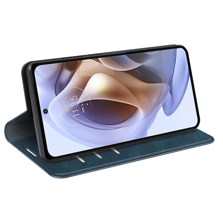 For Motorola Moto G31 4G Retro-skin Magnetic Suction Leather Phone Case