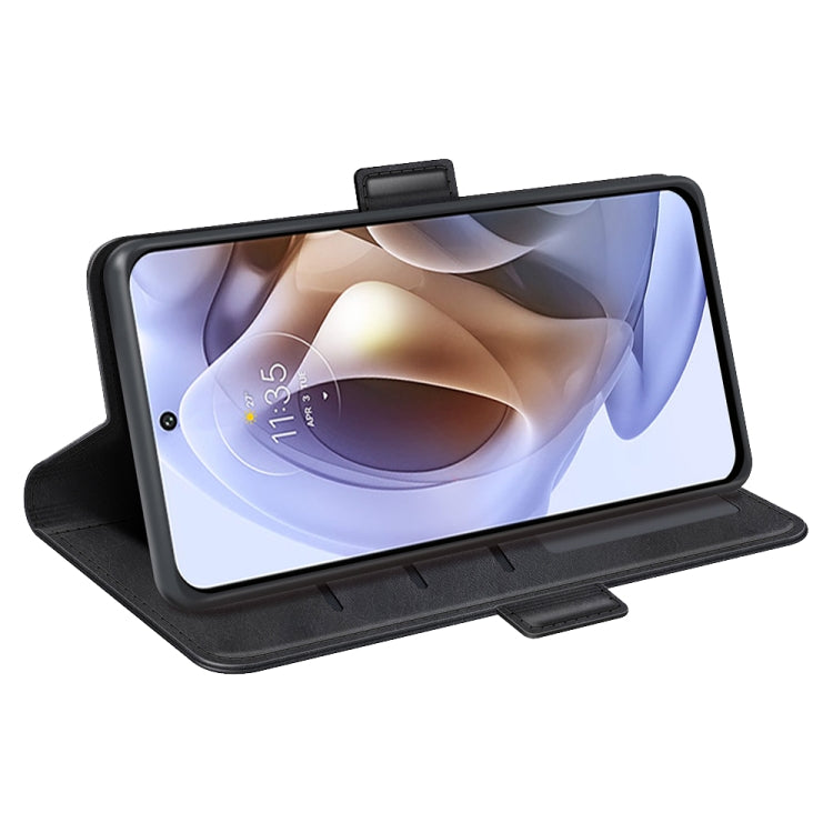 For Motorola Moto G31 4G Dual-side Magnetic Buckle Leather Phone Case